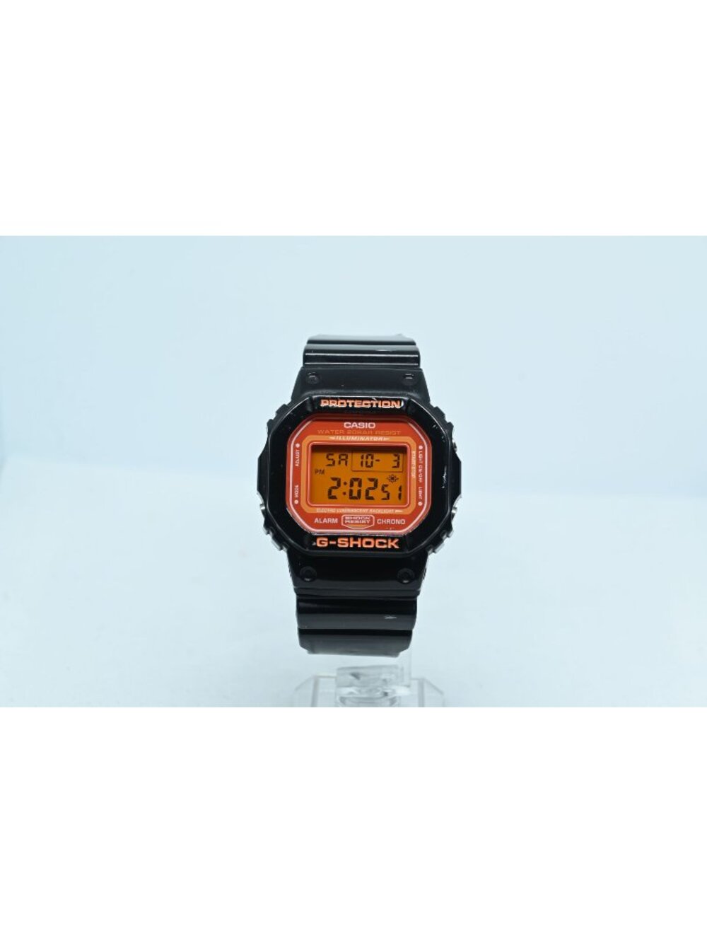 Casio G-Shock Crazy Colors Men's Digital Watch Black Orange 200M DW-5600CS-1